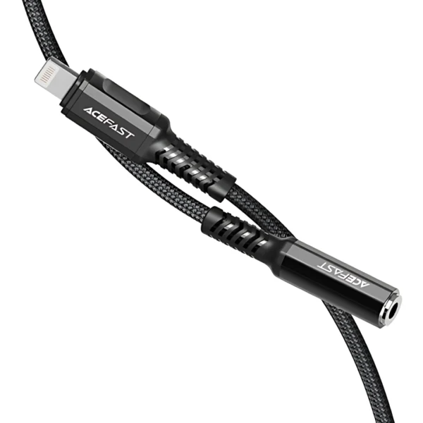 adaptador lightning a jack 3.5 mm hembra de la marca acefast 3