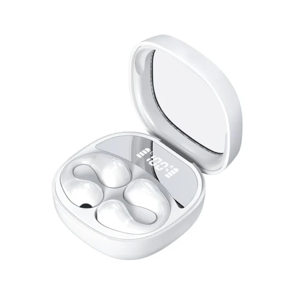 un par de audífonos over ear inalámbricos bluetooth jr01 arete 5