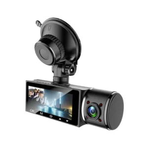 una cámara para carro o dashcam con pantalla incluida y ventosa para el parabrisas SLD-S1