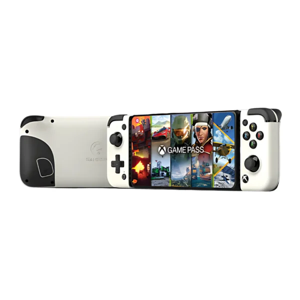 un control para celular color blanco de la marca gamesir x2 pro