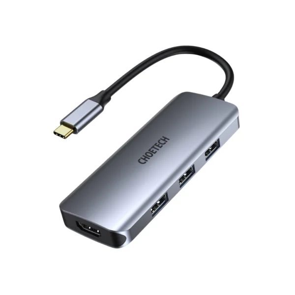 adaptador multipuertos m19 de la marca choetech conexión usb-c