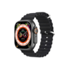 un smartwatch estilo ultra del combo i60 en color negro