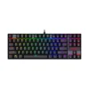 un combo de teclado y mouse color negro con luces led k552rgb y un muse griffin 2