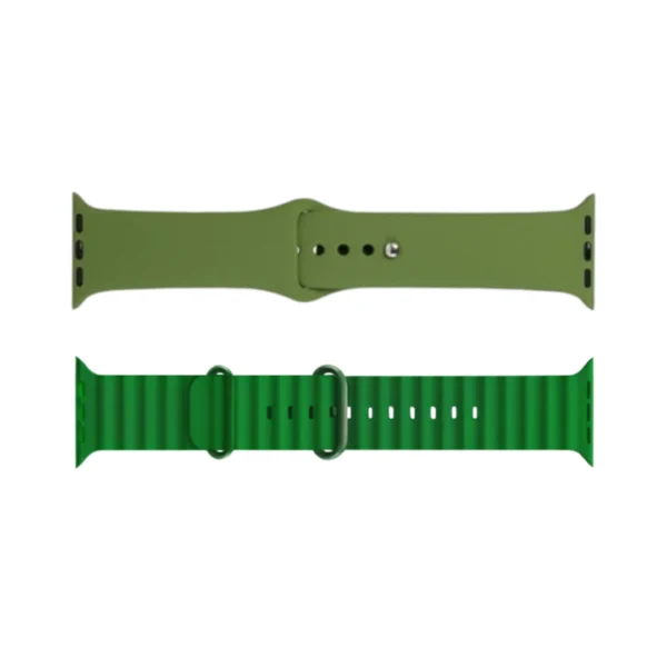 duo de brazaletes para smartwatch en color verde