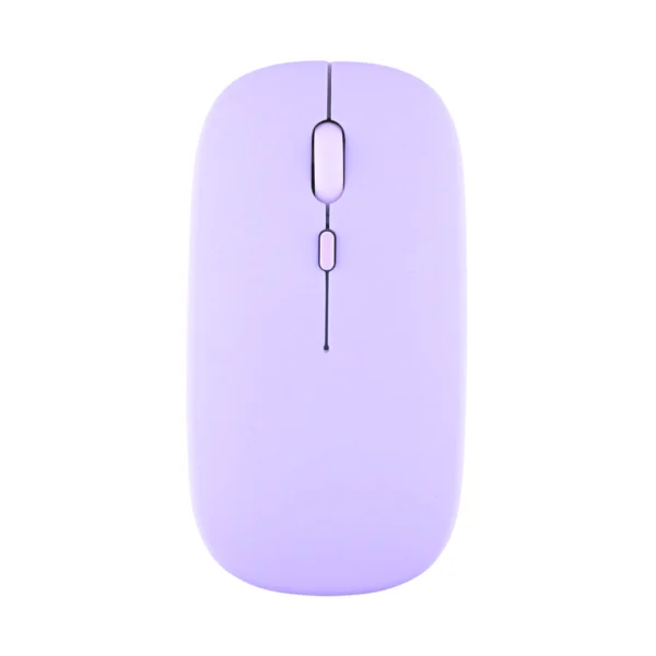 mouse inalámbrico conexión 2.4G morado