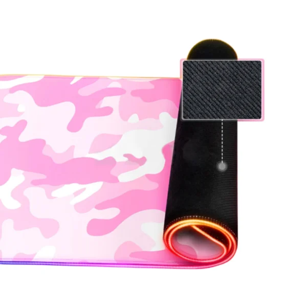 mousepad color rosado con estilo camuflado de la marca onikuma 4