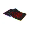 mousepad color negro marvo con hub usb 2