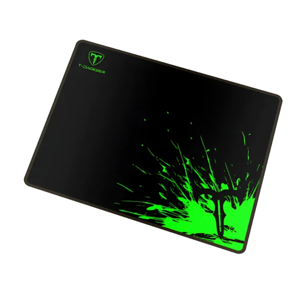 mousepad t-tmp200 en color negro con verde marca t-dagger 5