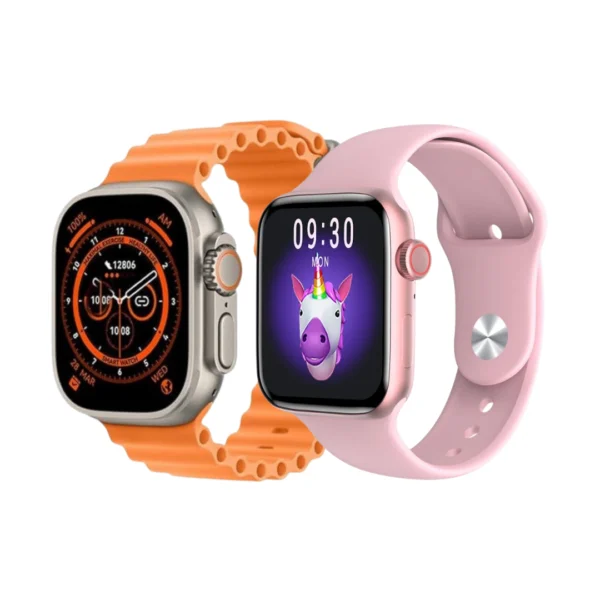 combo de smartwatch gama alta doble fendior naranja