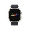 un smartwatch premium cuadrado modelo hello 3+ en color negro