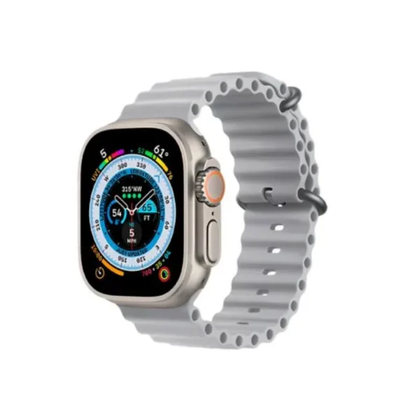 un reloj cuadrado modelo i9 ultra max en color gris