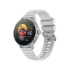 un smartwatch redondo en color gris del kit m103