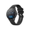 un smartwatch redondo color negro incluido en el kit m103