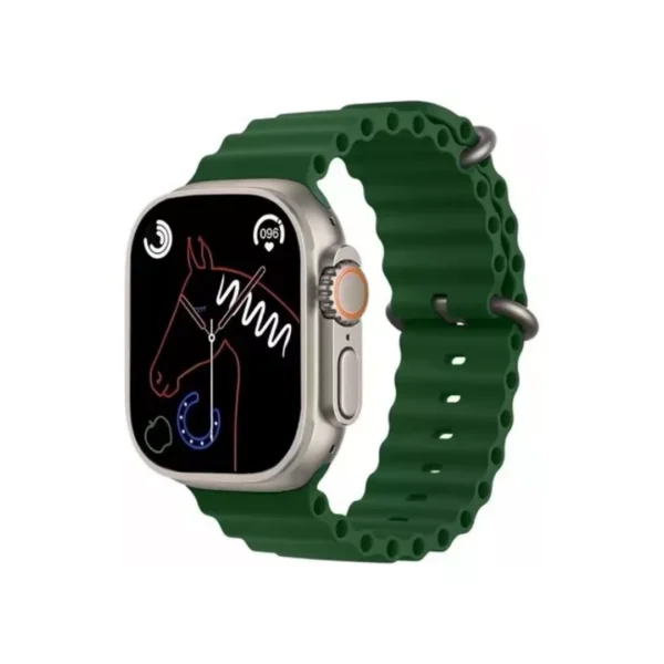 un smartwatch modelo t10 ultra en color verde