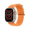 un smartwatch modelo t20 ultra 2 en color naranja