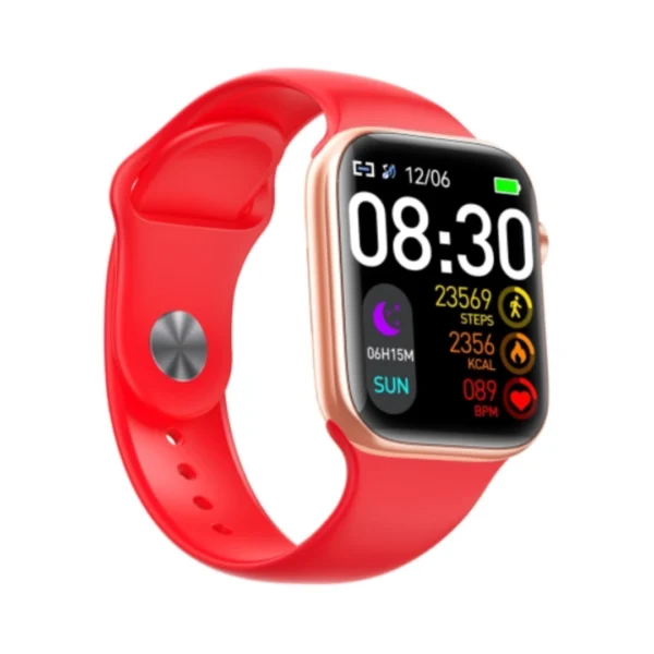 un smartwatch t900 pro max l en color rojo