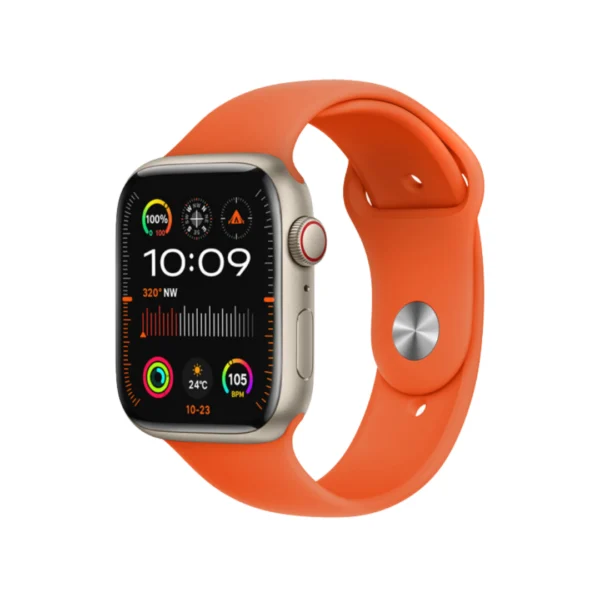 un smartwatch ws91 color naranja