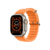 un smartwatch x8 + ultra en color naranja