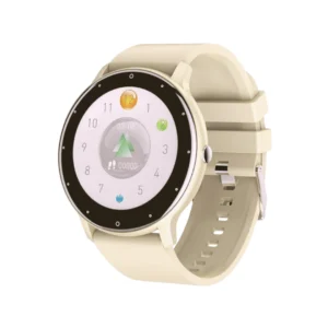 un smartwatch redondo ZL02D color beige