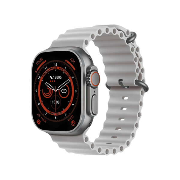 un smartwatch t900 ultra 2 big en color gris