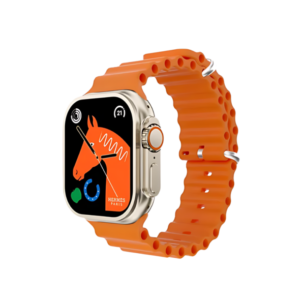 un smartwatch t900 ultra 2 big en color naranja