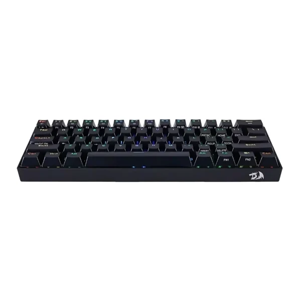 un teclado mecánico color negro k530 marca draconic 2