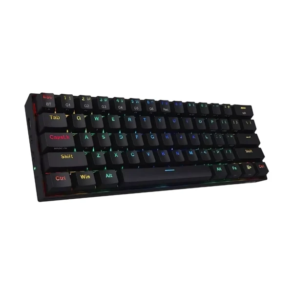 un teclado mecánico color negro k530 marca draconic 3