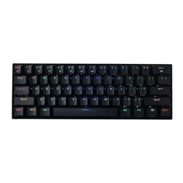 un teclado mecánico color negro k530 marca draconic