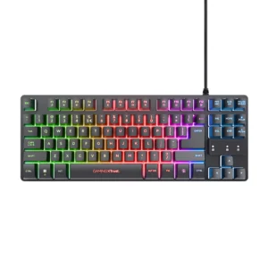 un teclado de membrana con luces led GXT 833 thado trust