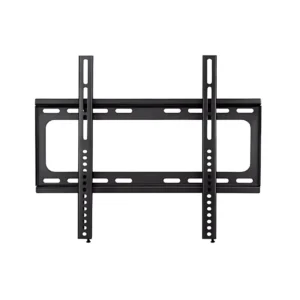 un rack o soporte para televisor de pared fijo color negro 2