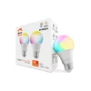 dos bombillos o focos smart de la marca nexxt con opción de luz RGB