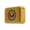 Una bocina inalámbrica conectividad bluetooth de la marca Klip Xtreme edición especial de MARVEL Wolverine en color amarillo