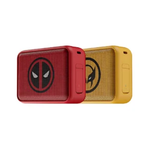 Duo de bocinas de MARVEL Deadpool y wolverine de la marca klip xtreme conectividad inalámbricas bluetooth