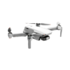 Un Dron DJI MINI 4K vista frontal lateral derecha