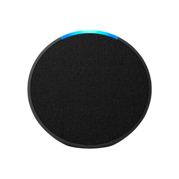 Una AMAZON ECHO en color Negro vista frontal