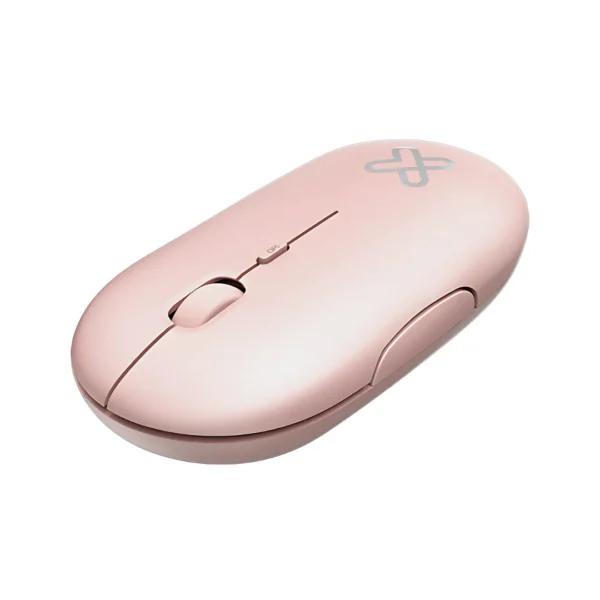 Un mouse inalámbrico de la marca KLIP XTREME modelo KMW-415 color rosado 2