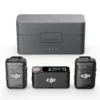 un kit de microfono de solapa profesional dji mic 2