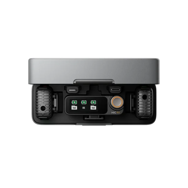 un kit de microfono de solapa profesional dji mic 2