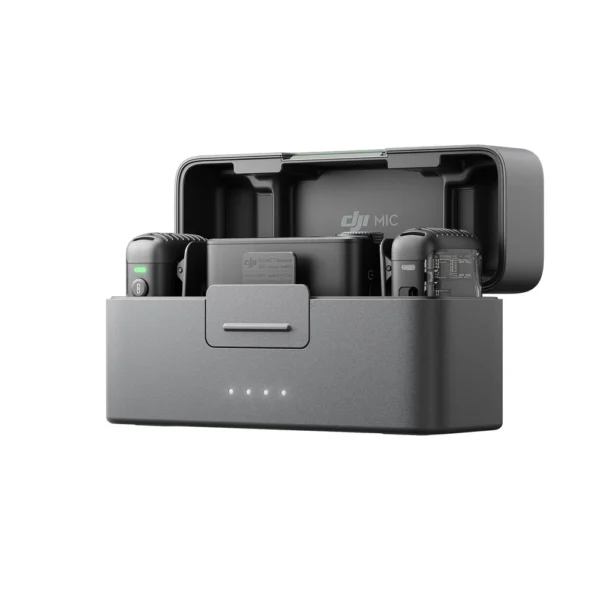 un kit de microfono de solapa profesional dji mic 2