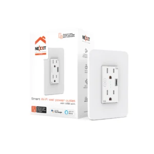 Tomacorriente de pared inteligente con puerto USB y conexión Wi-Fi | Nexxt NHE-W100