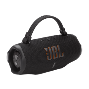 una bocina jbl charge 6 con su manecilla de transporte