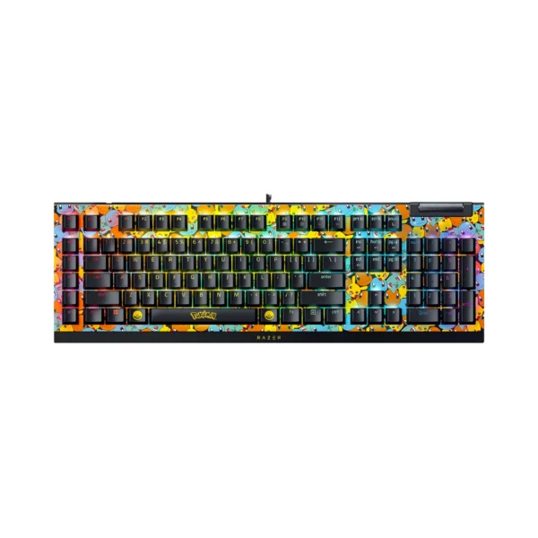 Teclado Gamer Razer BlackWidow V4 X Pokémon Edition RGB Mecánico - Sutoa