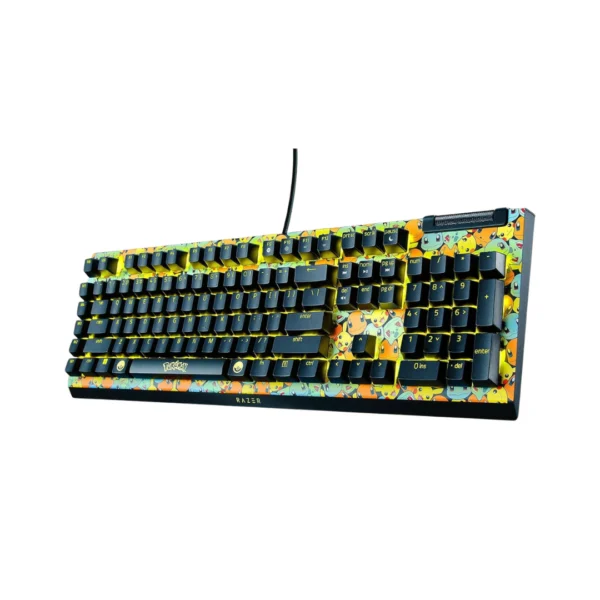 Teclado Gamer Razer BlackWidow V4 X Pokémon Edition RGB Mecánico - Sutoa
