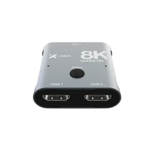 Switch HDMI Xtech XHA-440 Bidireccional 8K 2 Puertos HDMI 2.1