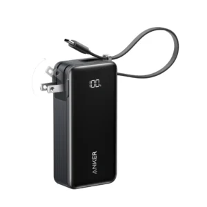Power Bank Anker Fusion 10,000 mAh 30W con Cargador Integrado, Cable USB-C y Pantalla Digital