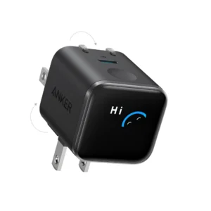Cargador Anker Nano 45W USB-C GaN con Pantalla Inteligente y Clavija Plegable