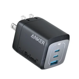Cargador Anker Prime 67W GaN de 3 Puertos USB-C y USB-A para Carga Rápida