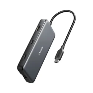 Hub USB-C Anker 555 8 en 1 con HDMI 4K, Ethernet Gigabit, USB 10Gbps y Power Delivery