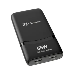 Cargador de Pared Klip Xtreme KMC-490 GaN 65W Dual USB-C Power Delivery