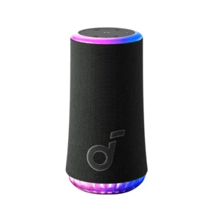 Bocina Bluetooth Soundcore Glow 30W 360° con Luces LED, IP67 y 18 Horas de Batería